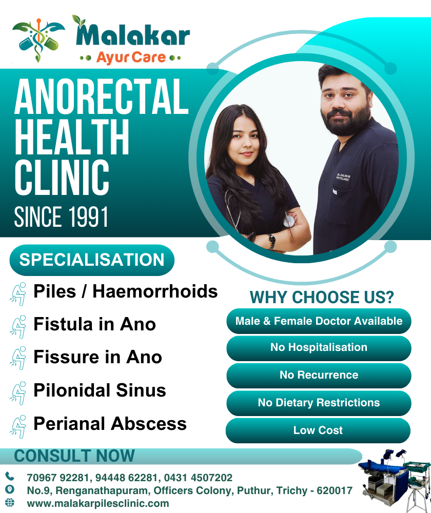 piles treatment near me
Malakar Ayur Care was esta... main image