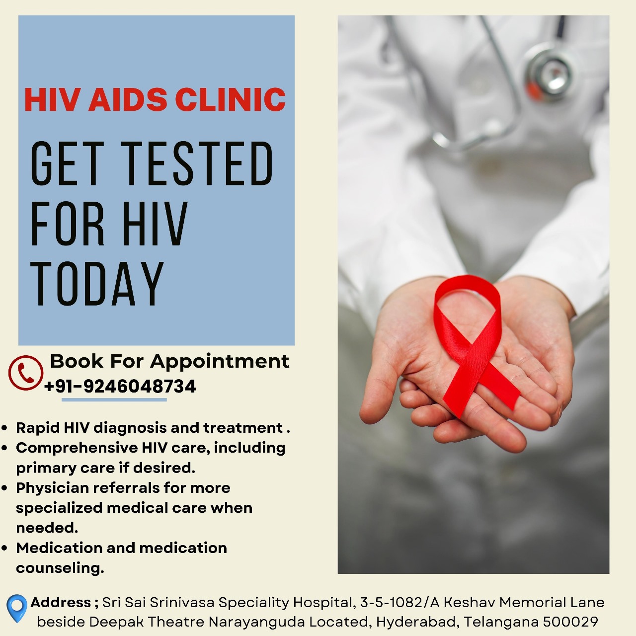 when do u need to test for hiv?
when there are ... main image