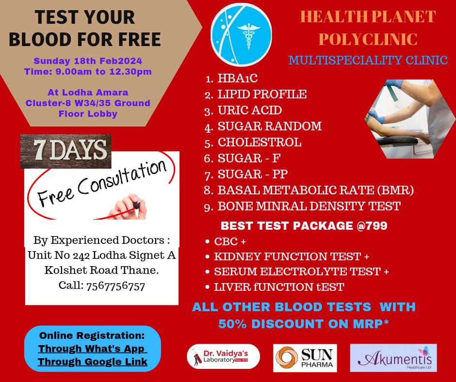 Invitation For health checkup camp

*Sunday 18t... main image