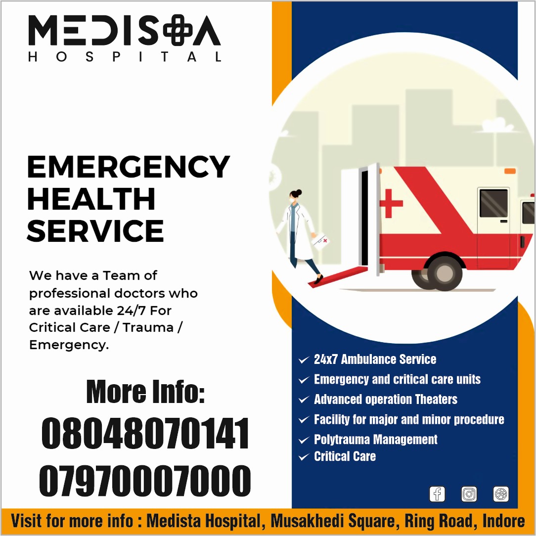 Best Emergency Health Services in Indore
In Indore... main image