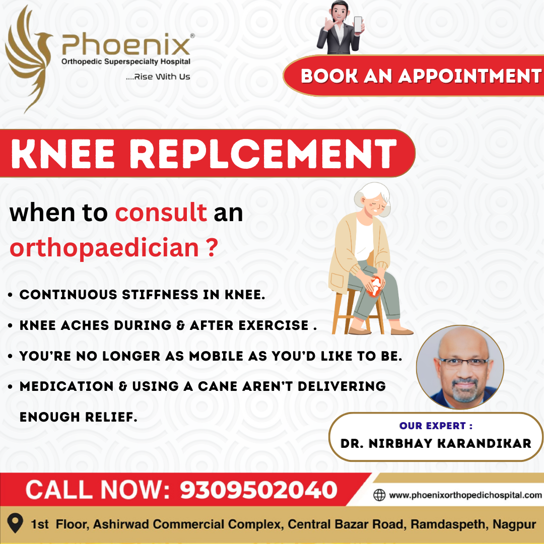 Knee Replcement when to consult an orthopaedici... main image