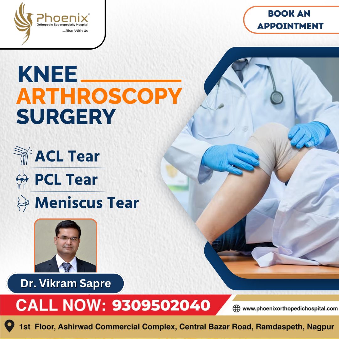 KNEE ARTHROSCOPY SURGERY 1) ACL TEAR 2) PCL TEA... main image