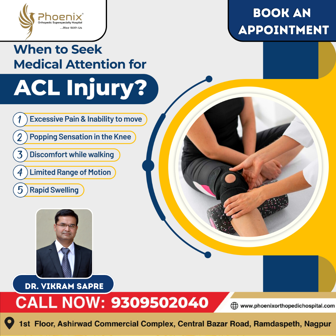 WHEN TO SEEK MEDICAL ATTENTION FOR ACL INJURY ?... main image