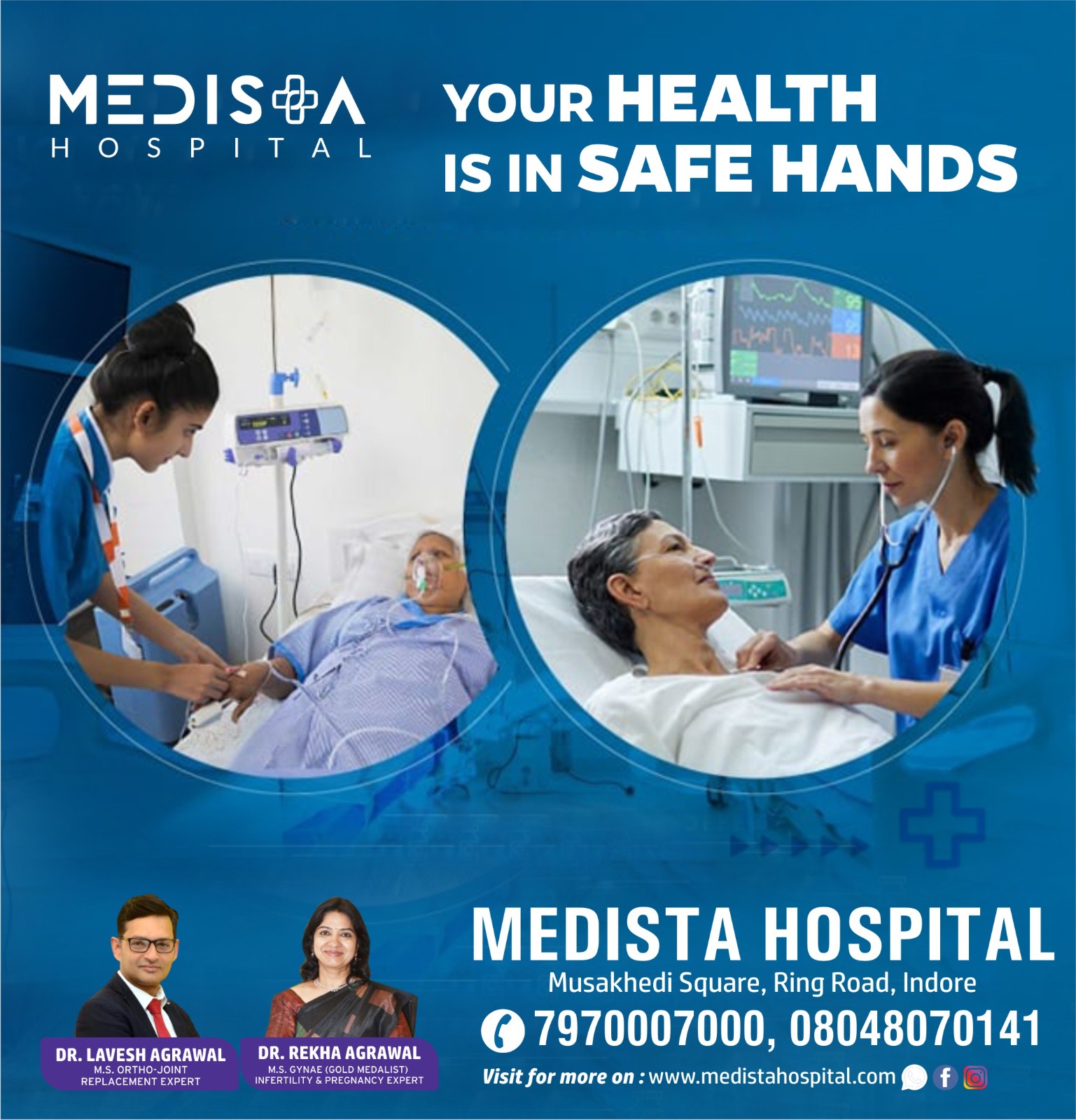 Best 100 bedded Multispecialty Hospital in Indo... main image