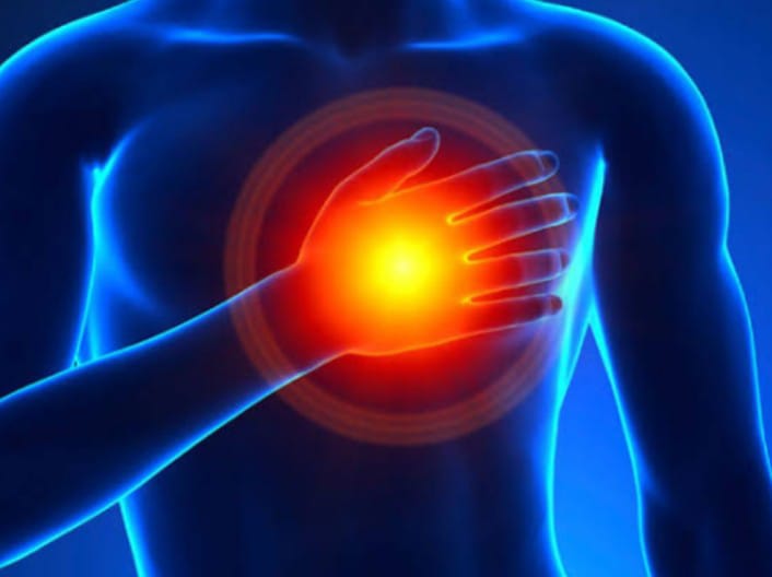 Chest pain is a symptom that can indicate a wide r... main image