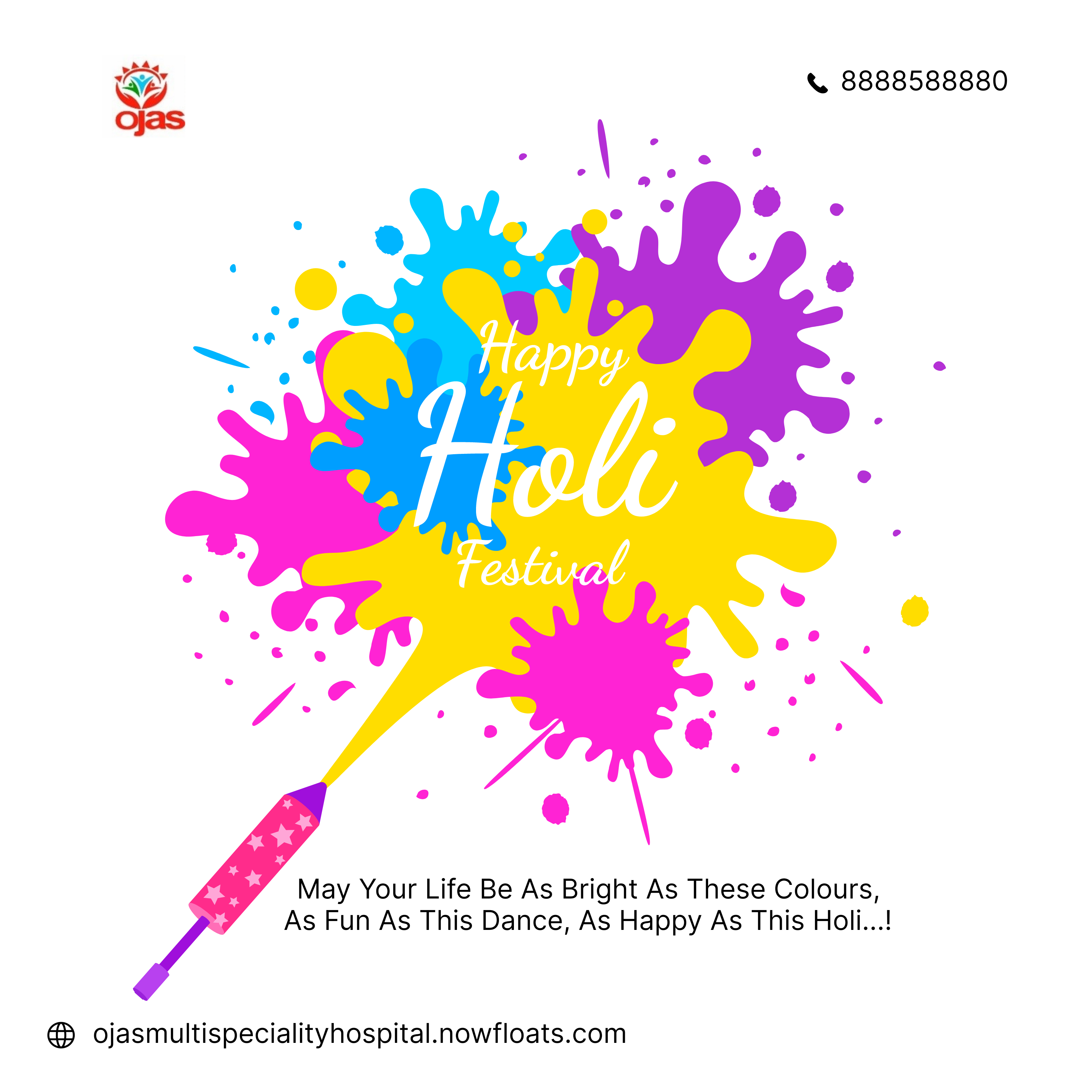 May the vibrant colors of Holi fill your heart wit... main image