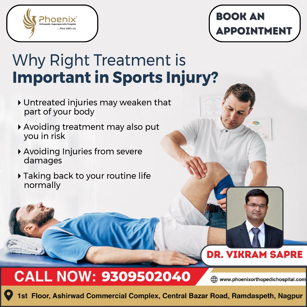 WHY RIGHT TREATMENT IS IMPORTANT IN SPORTS INJURY ... main image