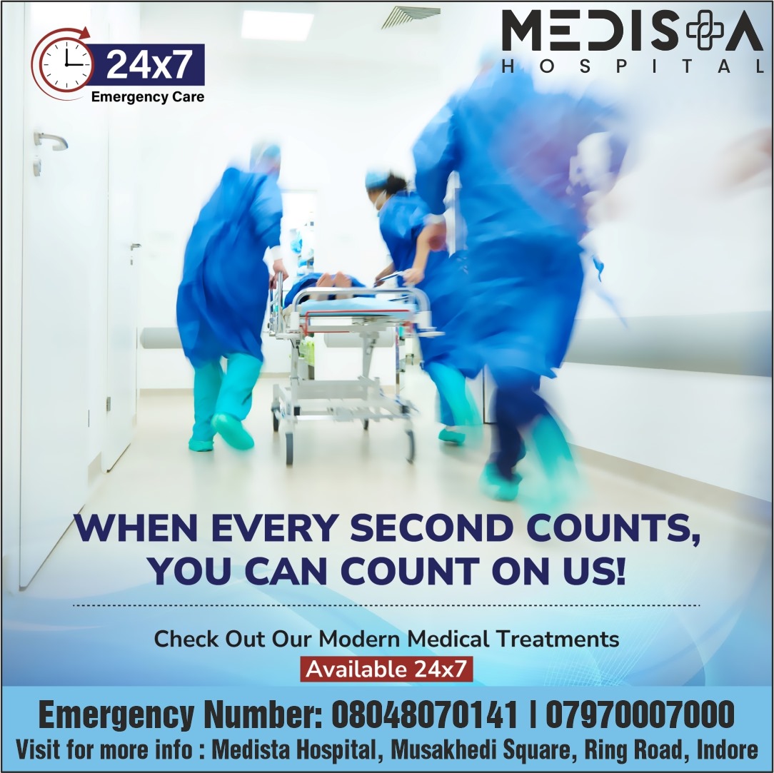 Top Hospital for 24/7 Emergency Care in Indore!... main image