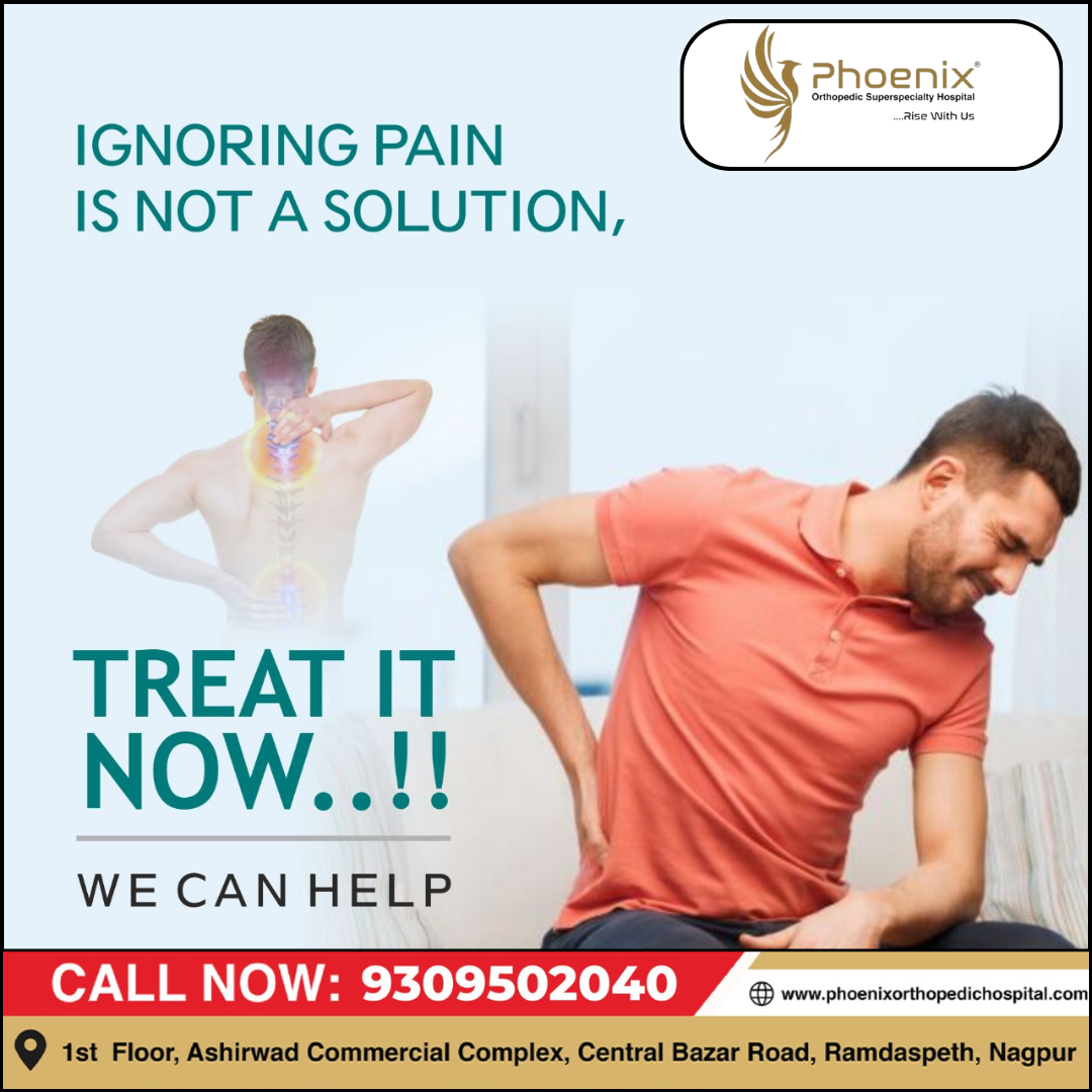 Ignoring pain is not a solution book appointmen... main image