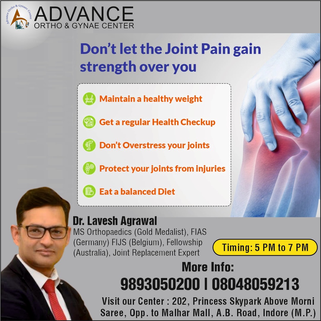 Best Joint Pain Specialist in Indore!
Dr. Laves... main image