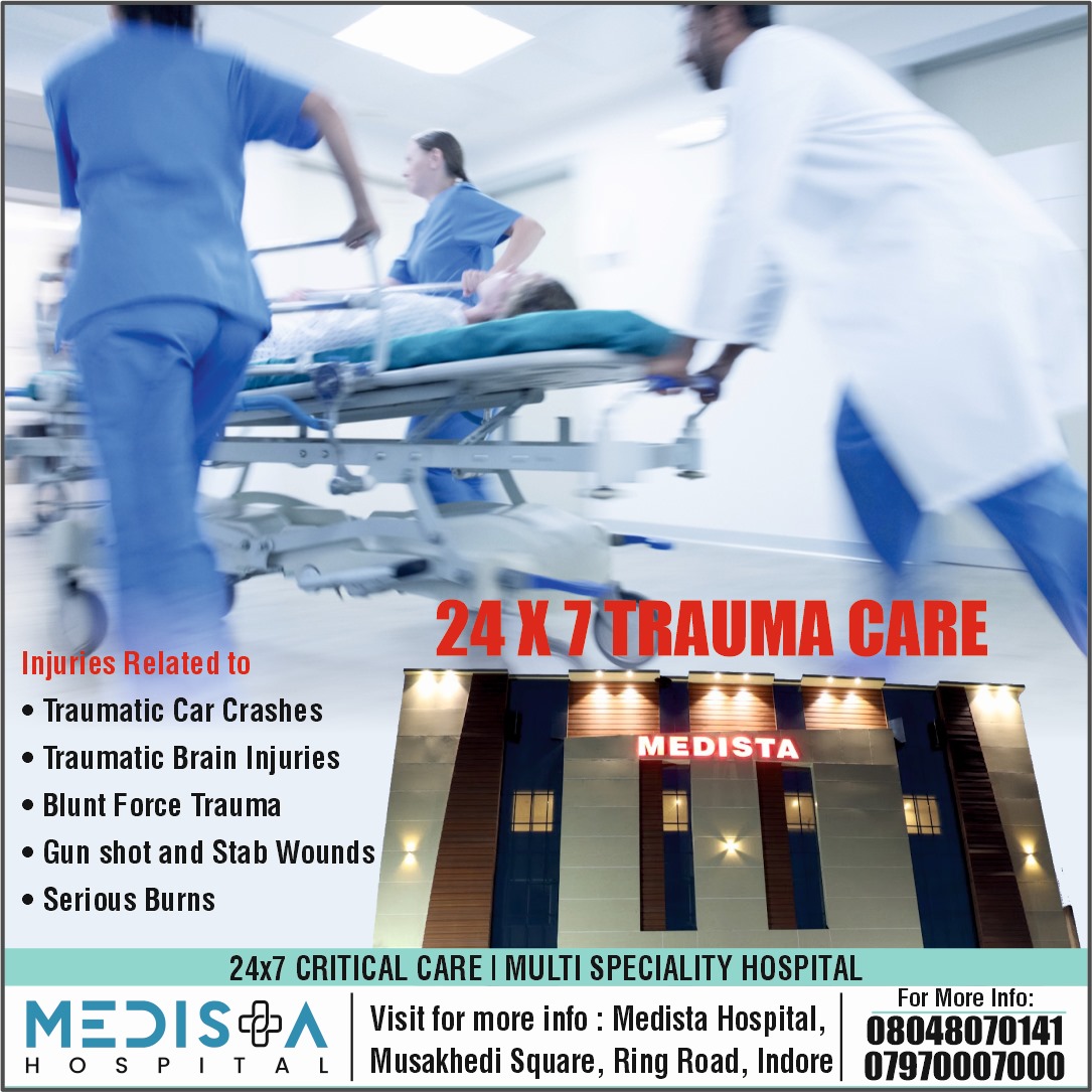 Best Hospital for Trauma Care in Indore!
Medist... main image