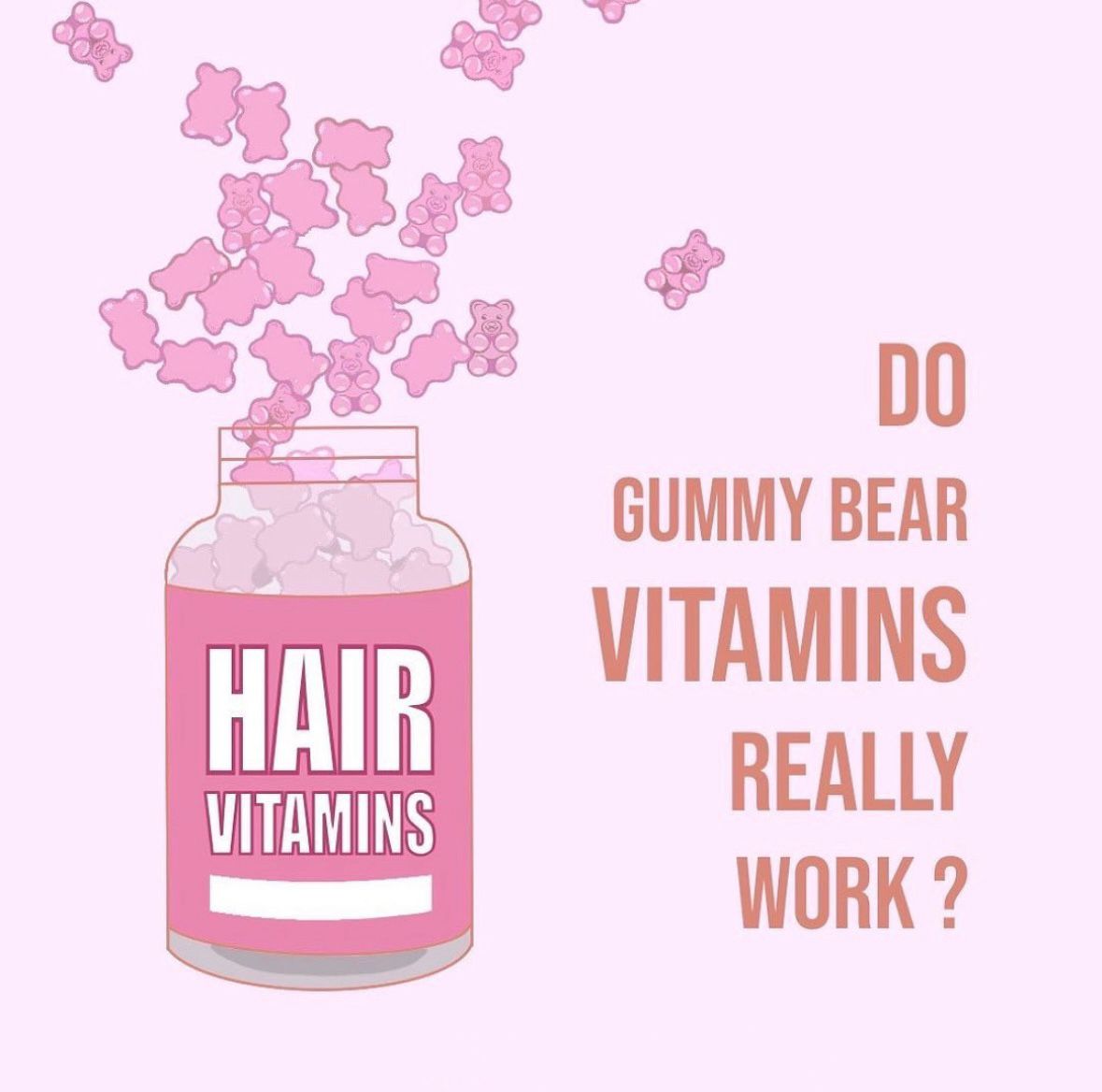 Gummy bear vitamins -