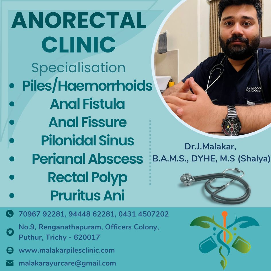 fistula treatment in palakarai
Malakar Ayur Care o... main image