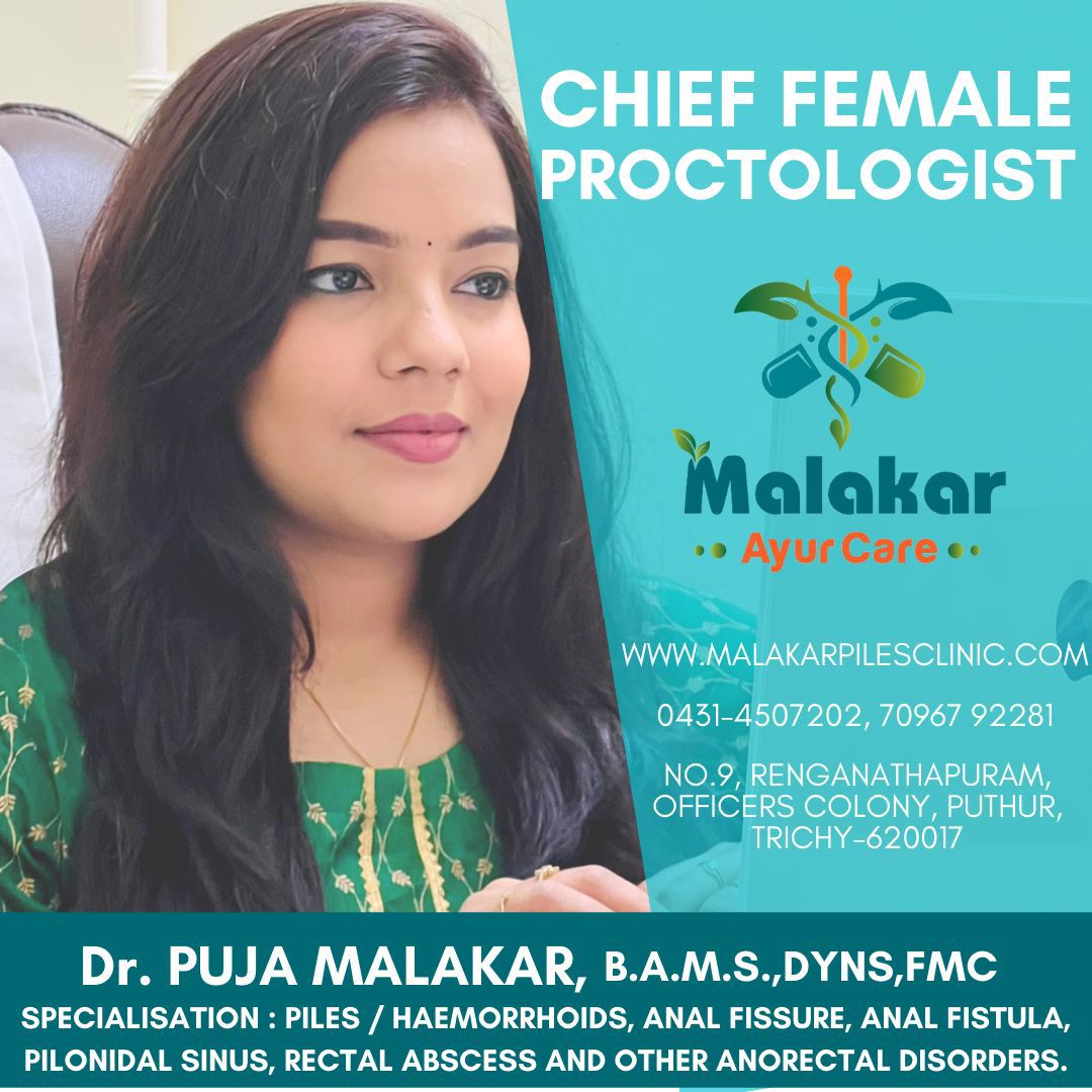 Famous  fissure specialist in palakarai
Malakar Ay... main image