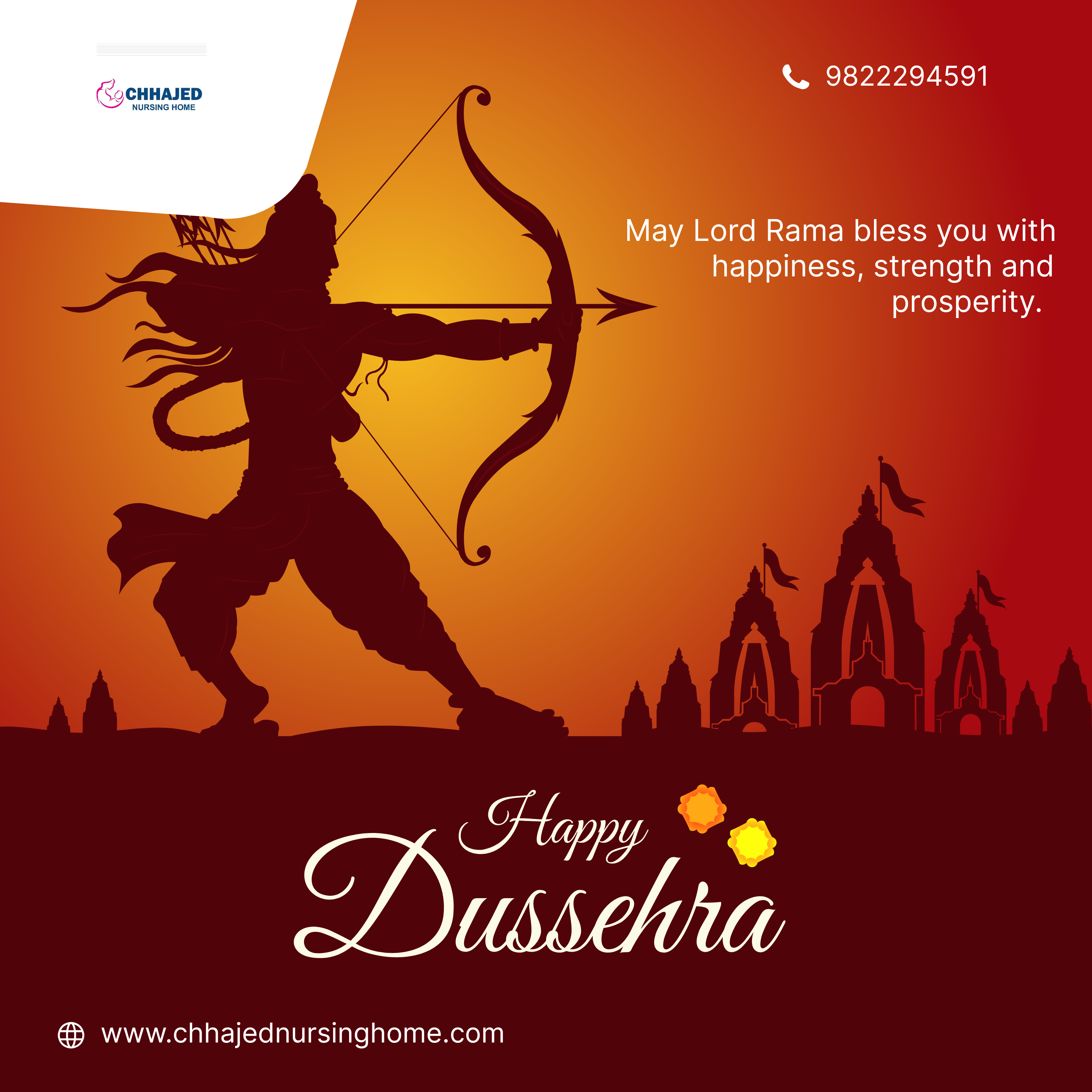 May this Dussehra light up your life with happines... main image