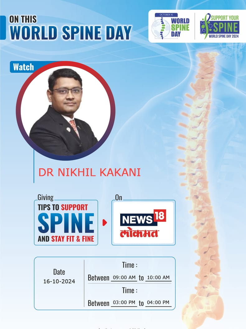 On the occasion of *World Spine Day* giving tips f... main image