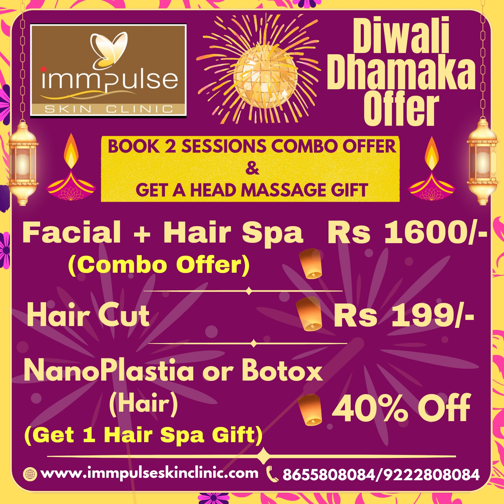 Diwali dhamaka offer
Hurry book now at discount... main image