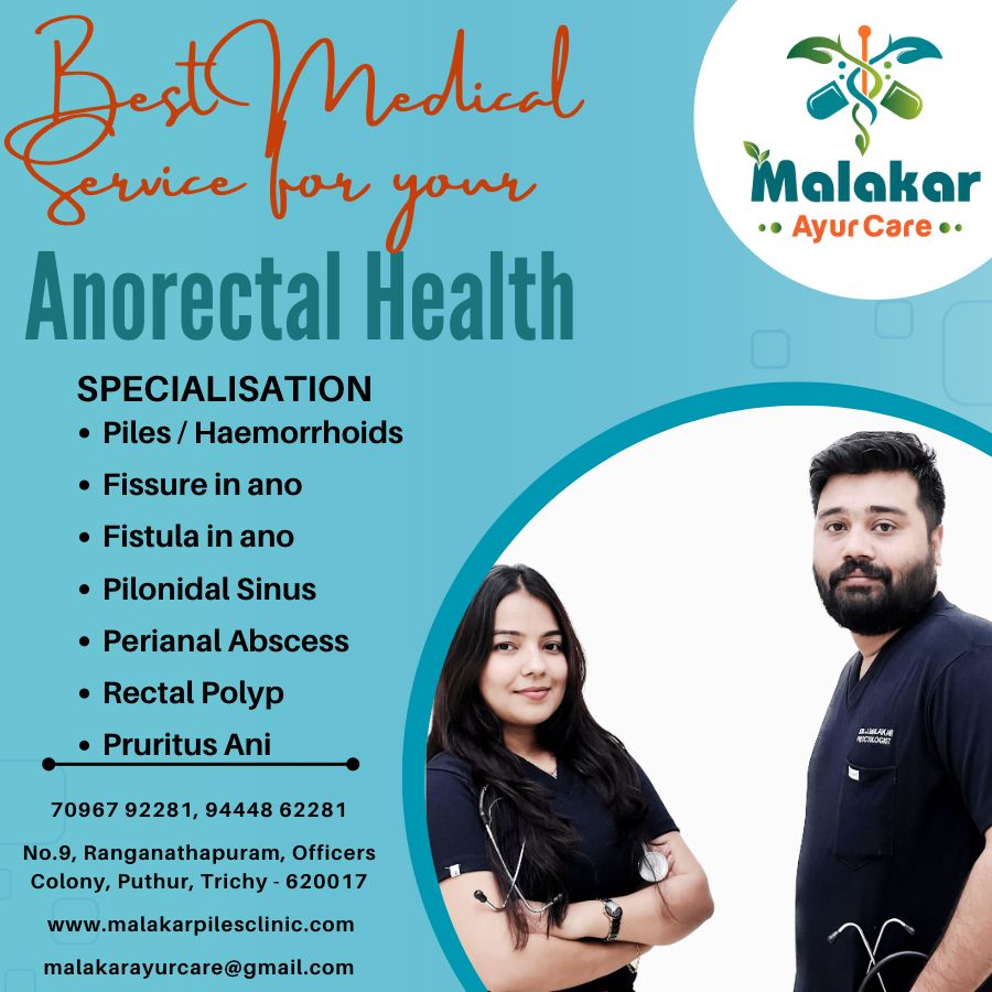 fistula clinic in palakarai
Malakar Ayur Care (MAC... main image