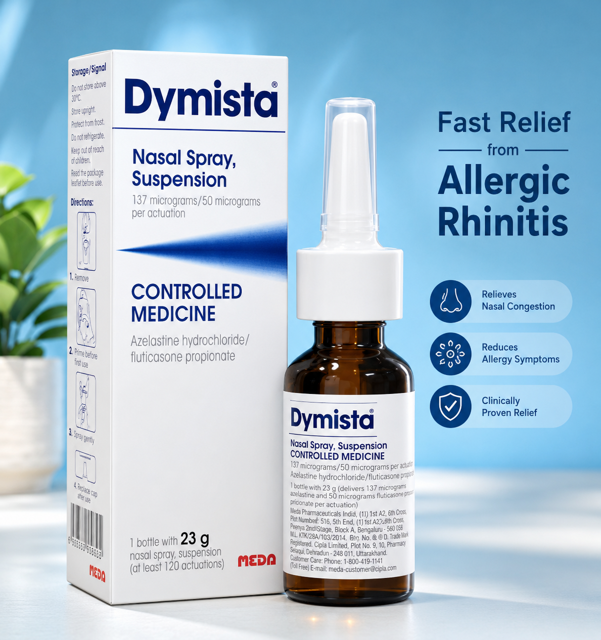 Dymista nasal spray  product image