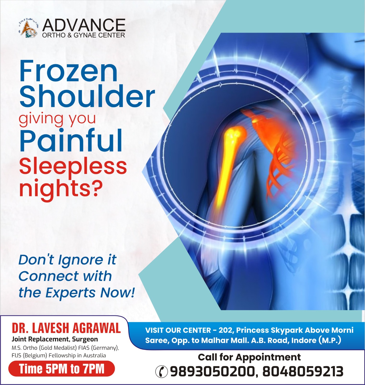 Best Frozen Shoulder Specialist in Indore!
Struggl... main image