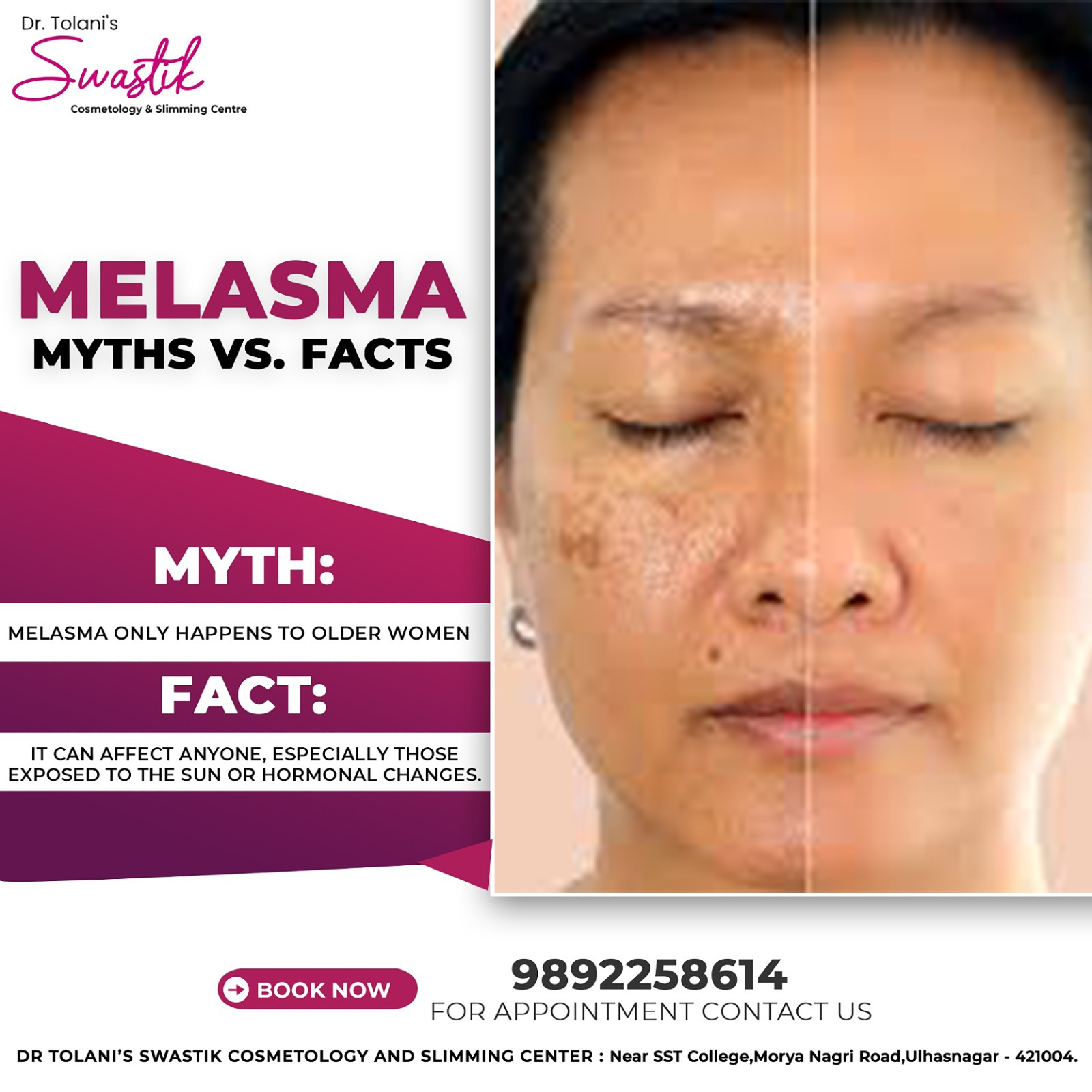BEST SKIN N HAIR CLINIC  IN ULHASNGAR 

Dr.Tola... main image