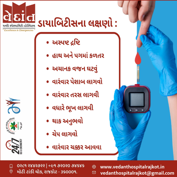 General Medicine Services in Rajkot Vedant Hosp... main image