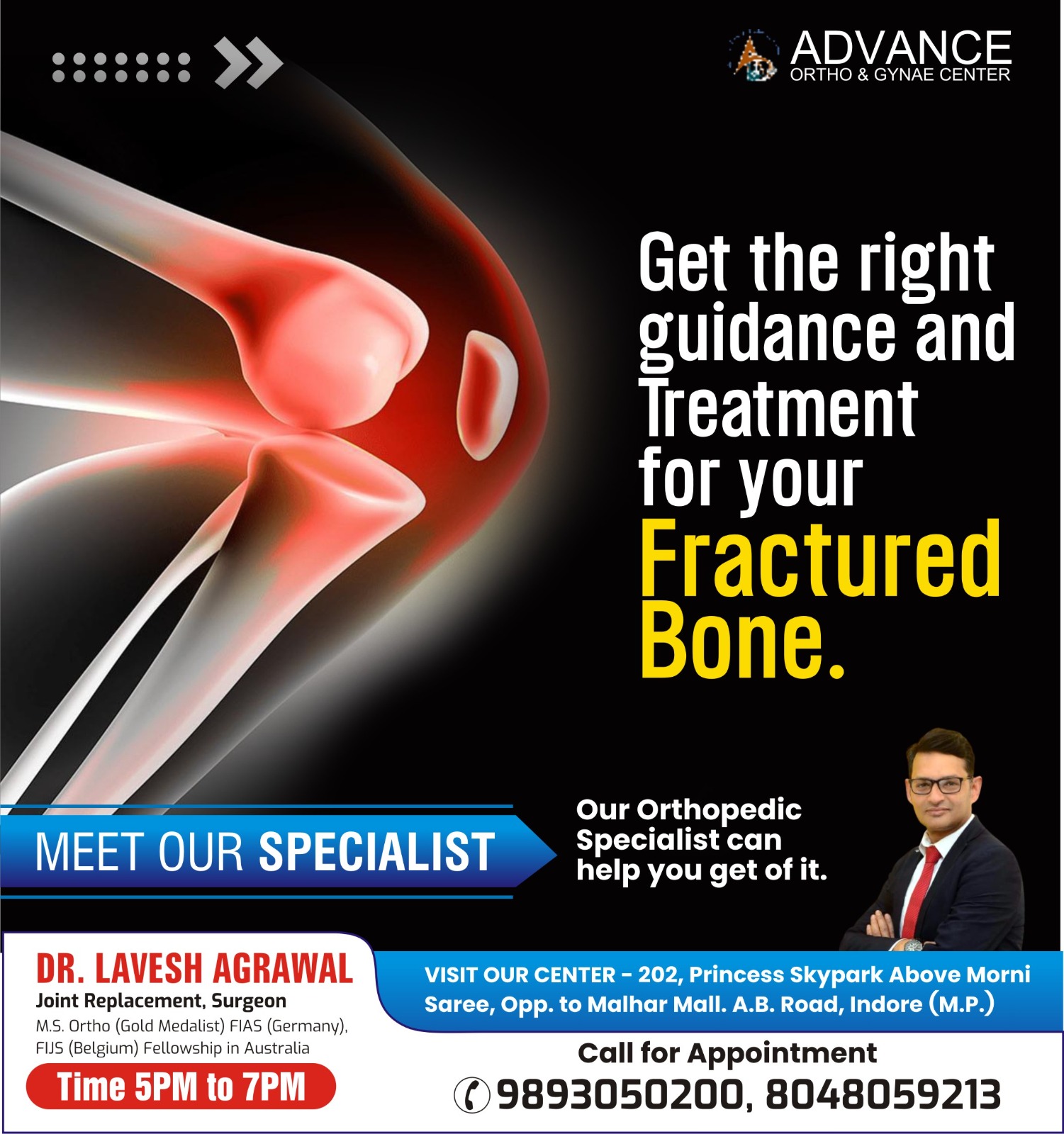 Best Fracture Specialist in Indore!
Get expert ... main image