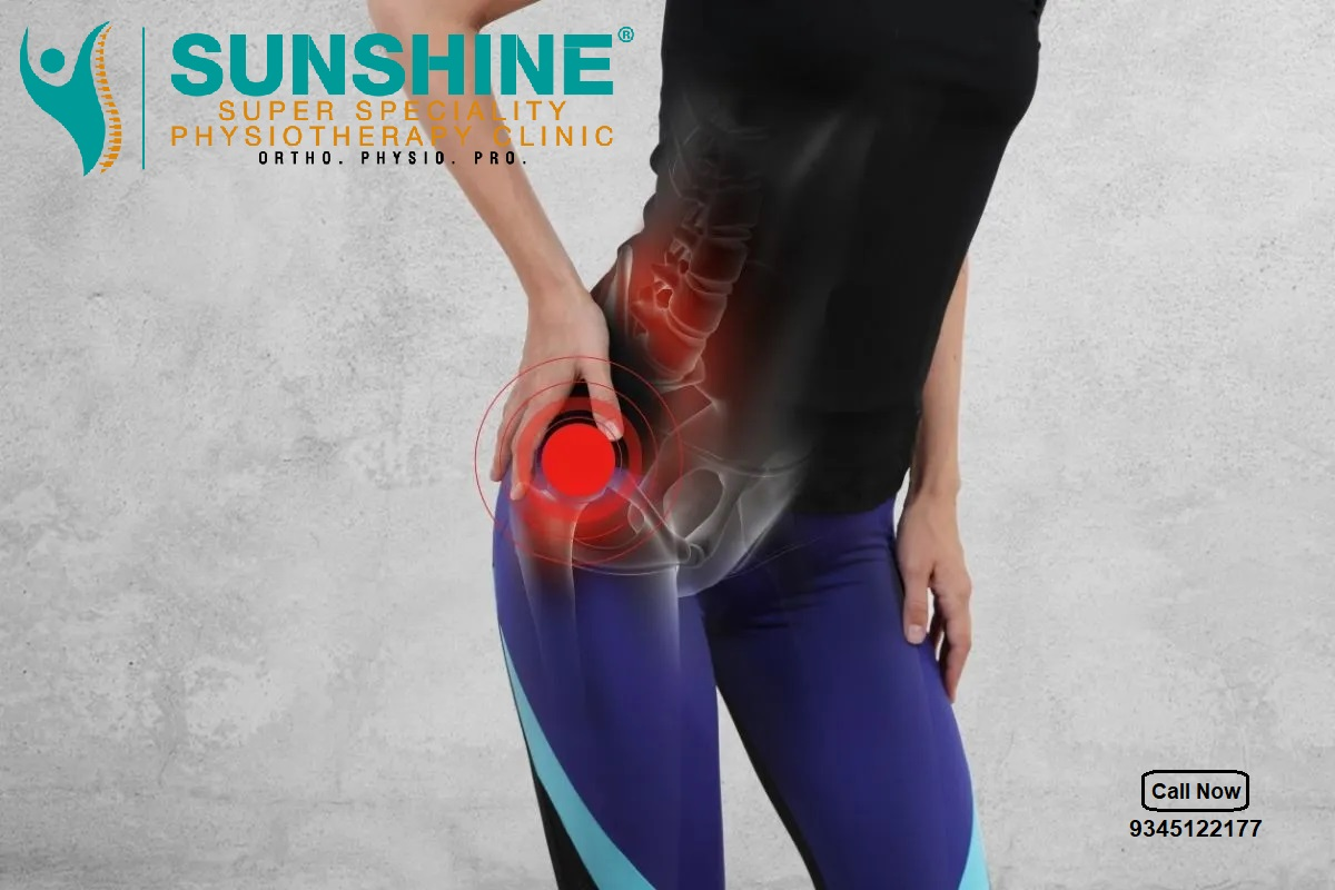 Hip pain refers to discomfort or pain felt in o... main image