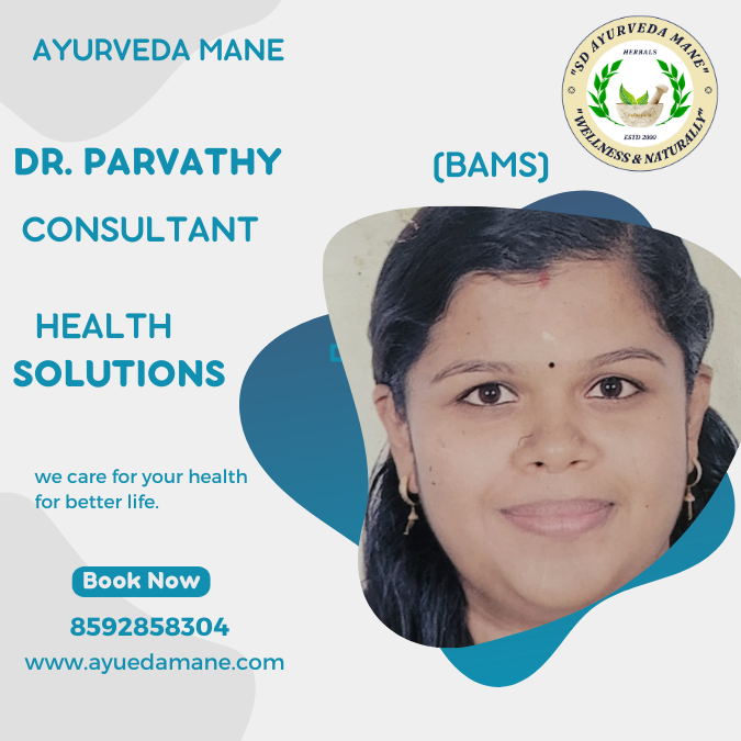 Dr. Parvathy, our Senior Ayurvedic Lady Doctor at ... main image