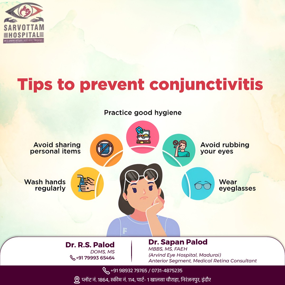 Here are some tips to prevent conjunctivitis, as m... main image