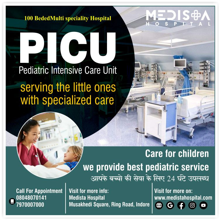 Best PICU Services in Indore!
Medista Hospital off... main image