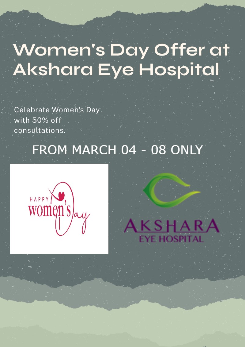 Akshara Eye Hospital is celebrating Women's Day wi... main image
