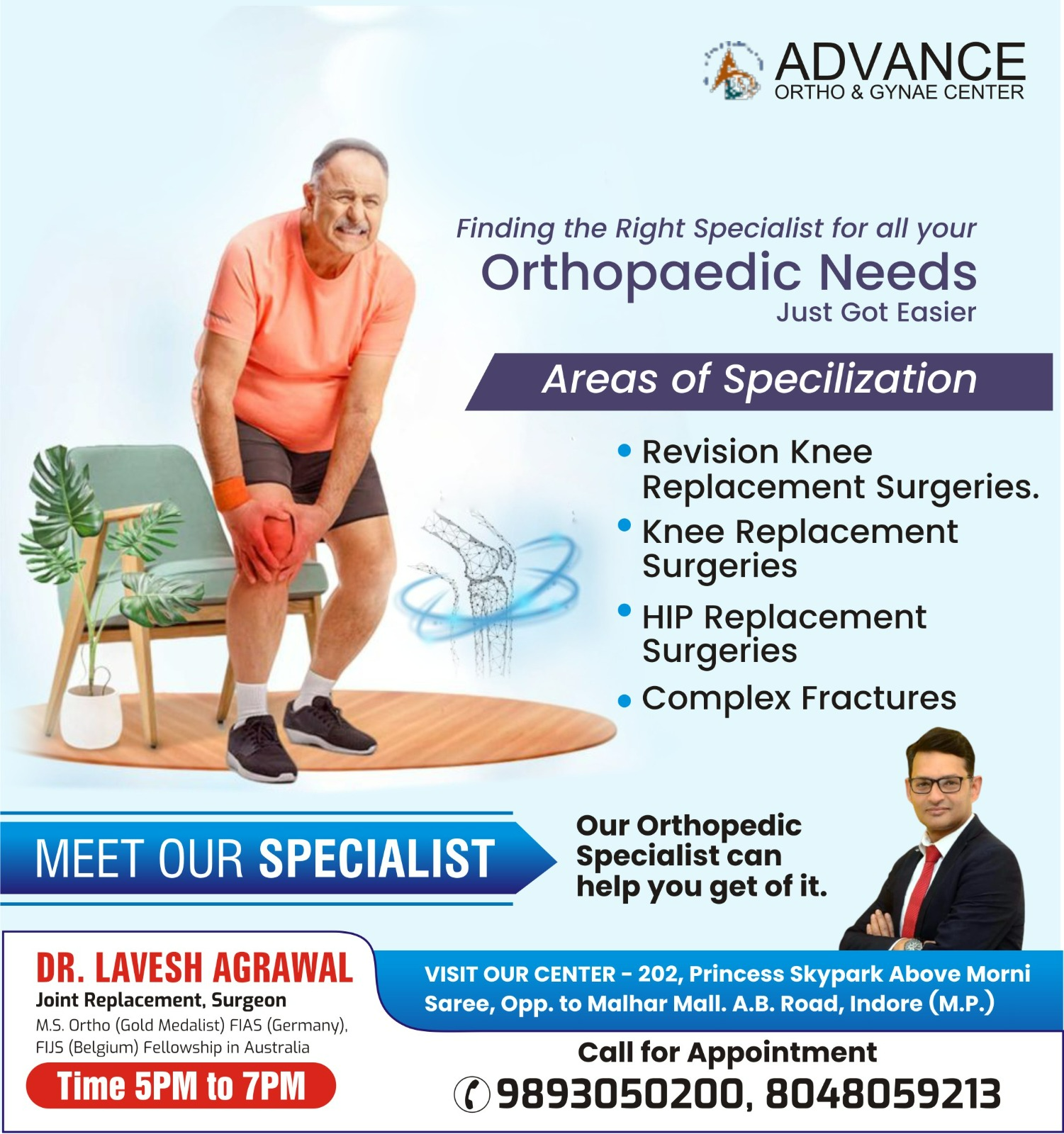 Best Orthopedic Specialist in Indore!
Dr. Lavesh A... main image