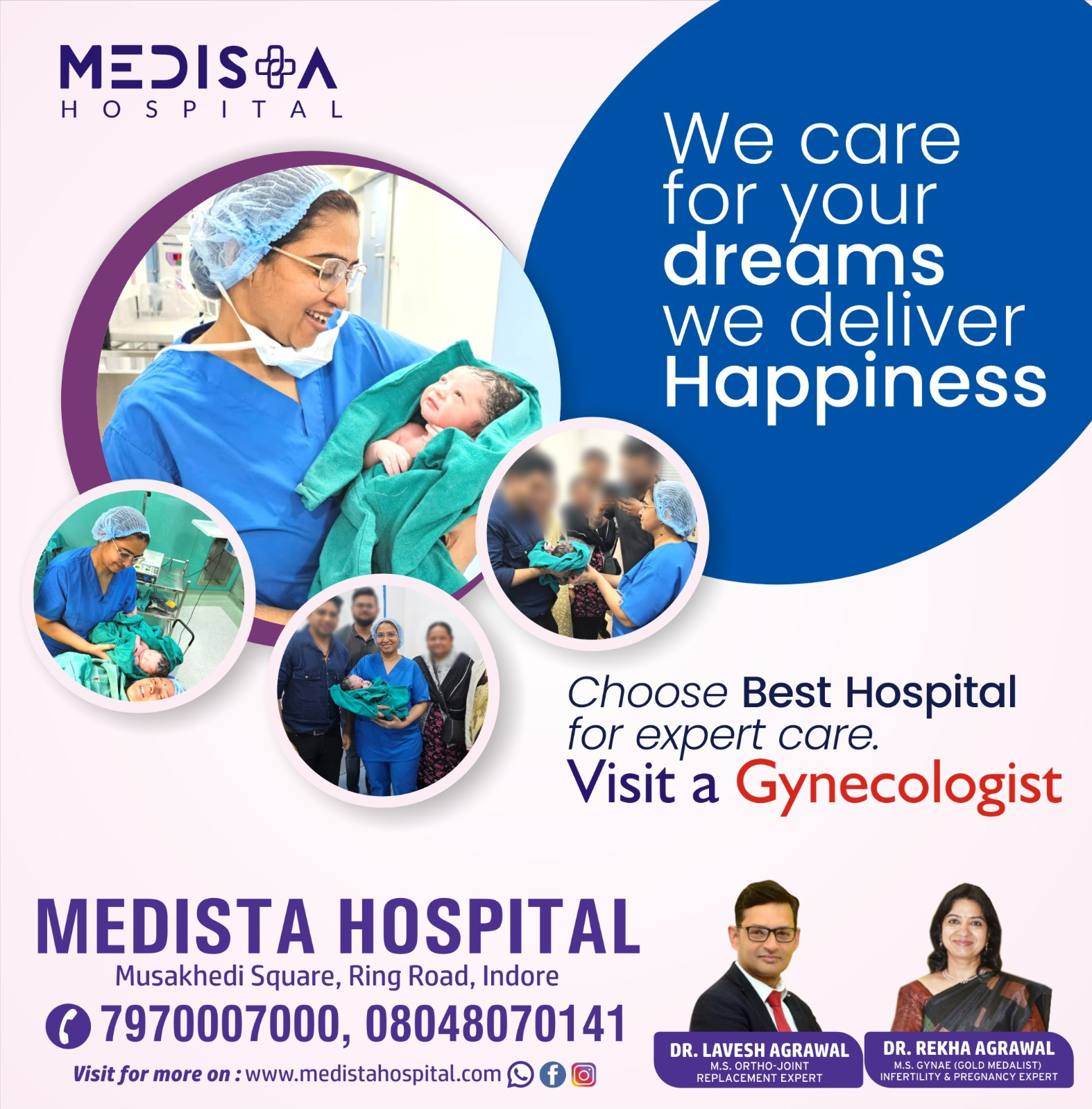 Best Gynecological Services in Indore!
Medista ... main image