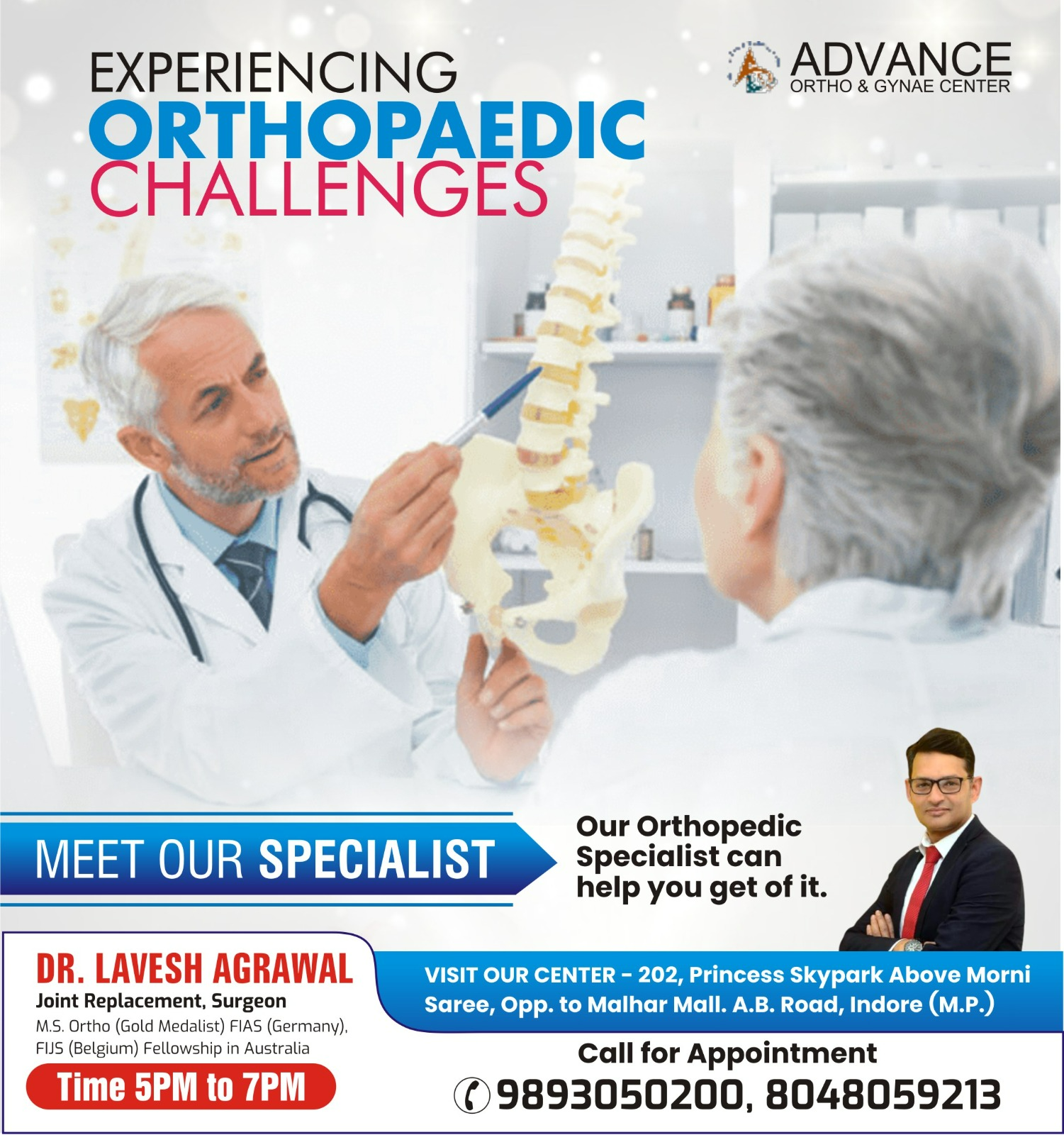 Best Orthopedic Specialist in Indore!

Dr. Lavesh ... main image