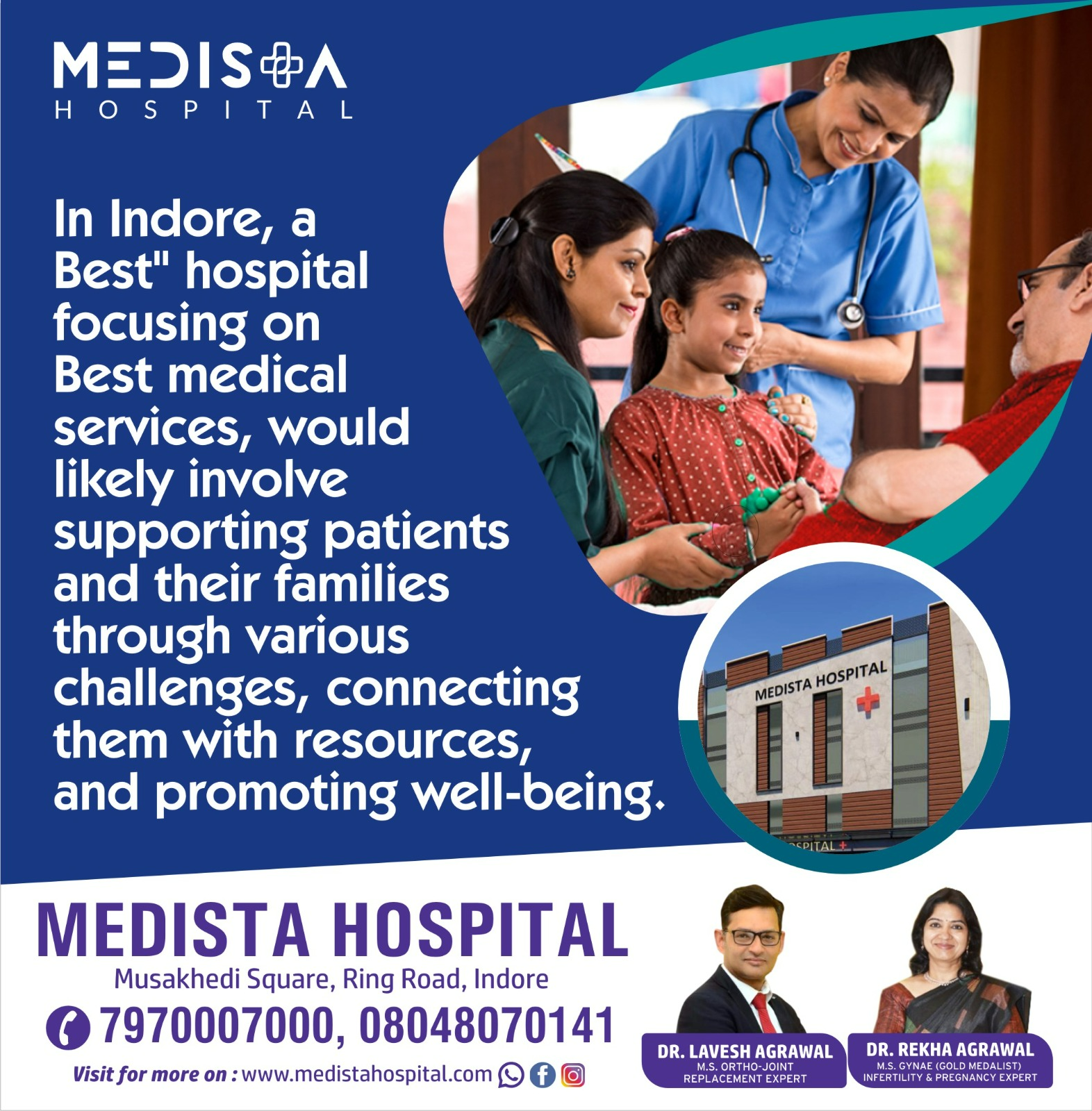 Best Hospital in Indore!
Medista Hospital, Indore,... main image