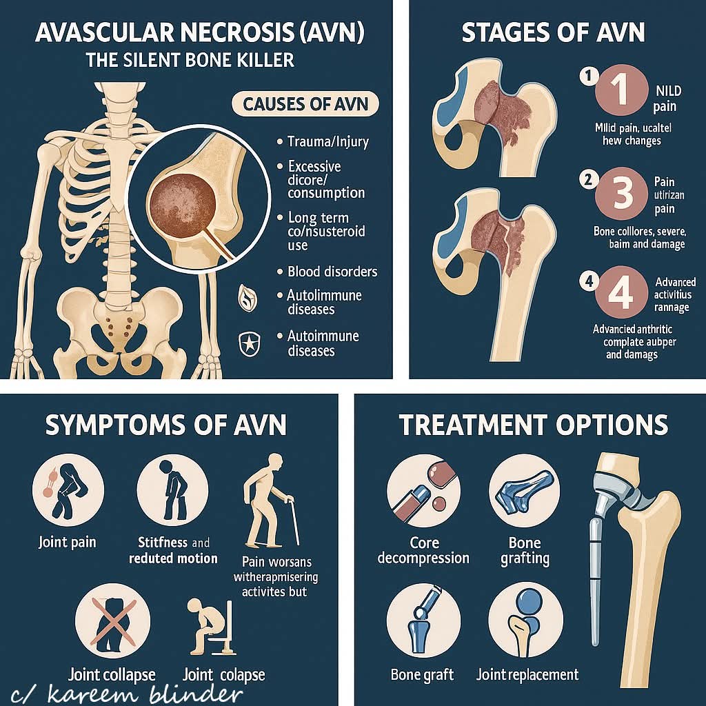 Avascular Necrosis (AVN) The Silent Bone Killer ๐ฆด๐ฅ... main image