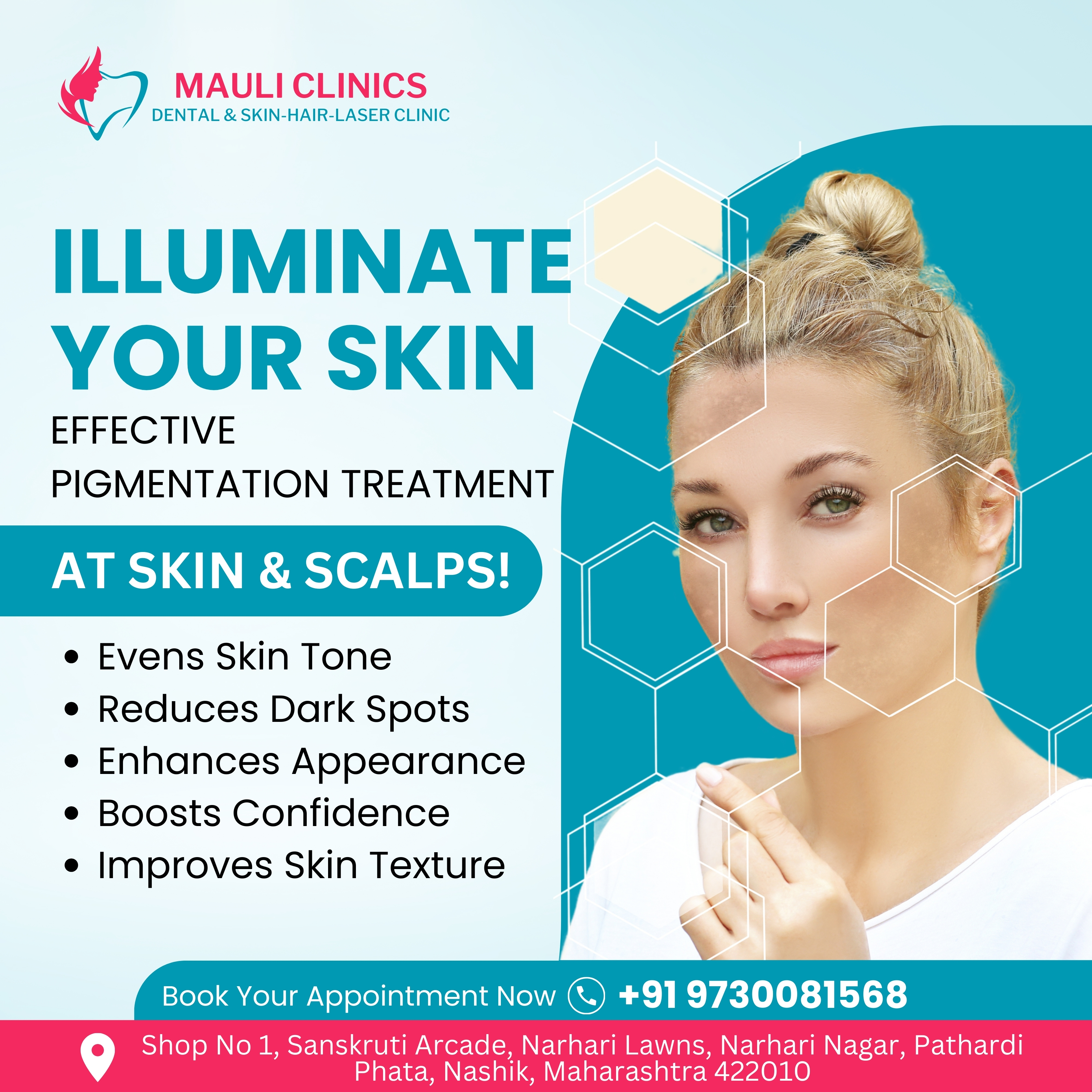 Treatment for pigmentation in Nasik. Skin pigmenta... main image