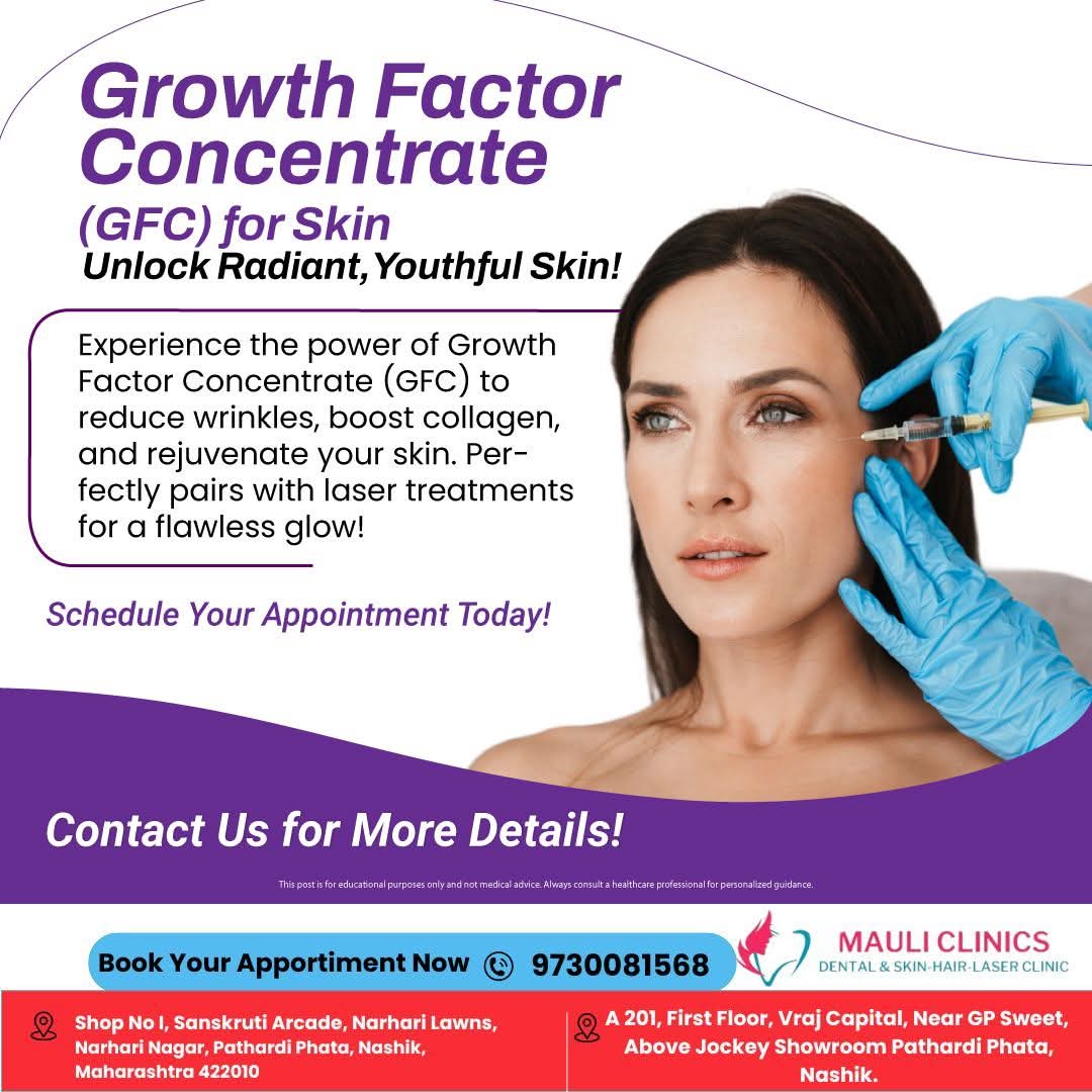 GFC Treatment for Skin in Nasik . Growth Factor... main image