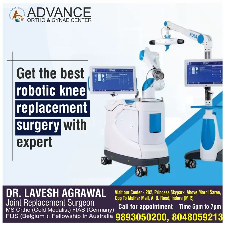Best Robotic Knee Replacement Surgery in Indore!

... main image