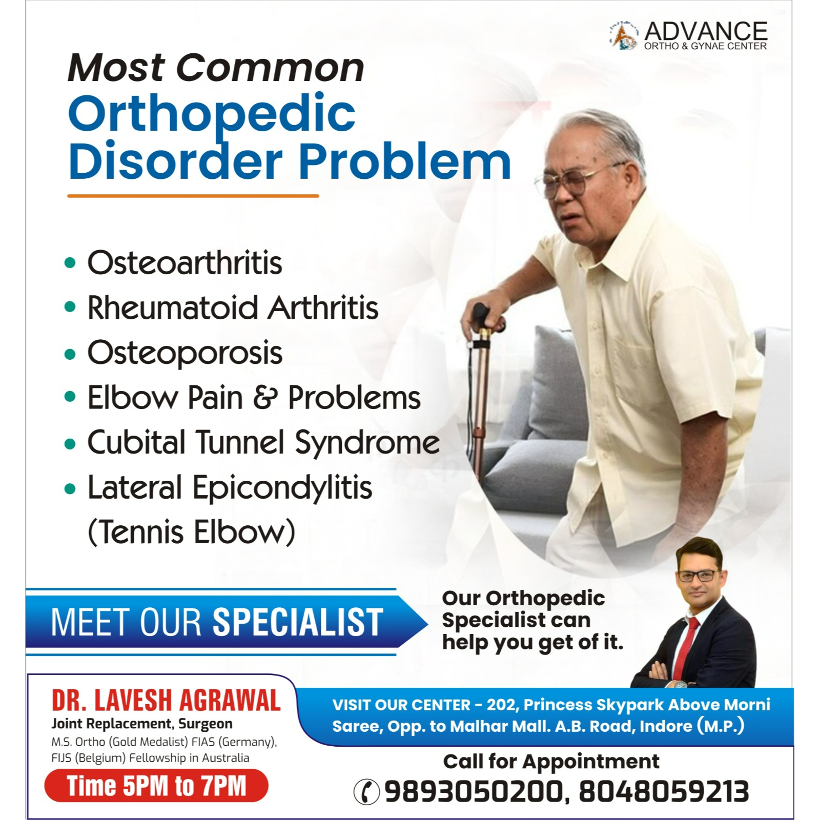 Best Orthopedic Specialist in Indore

Dr. Lavesh A... main image