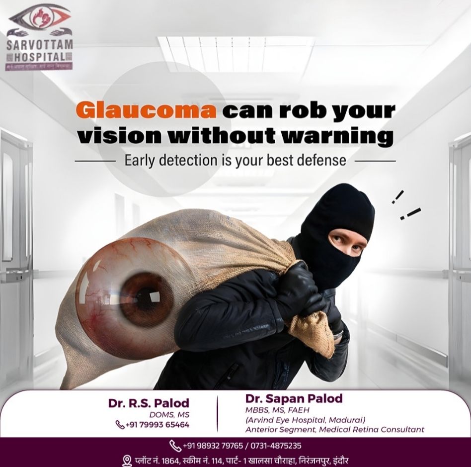 That's so true! Glaucoma is often called the 