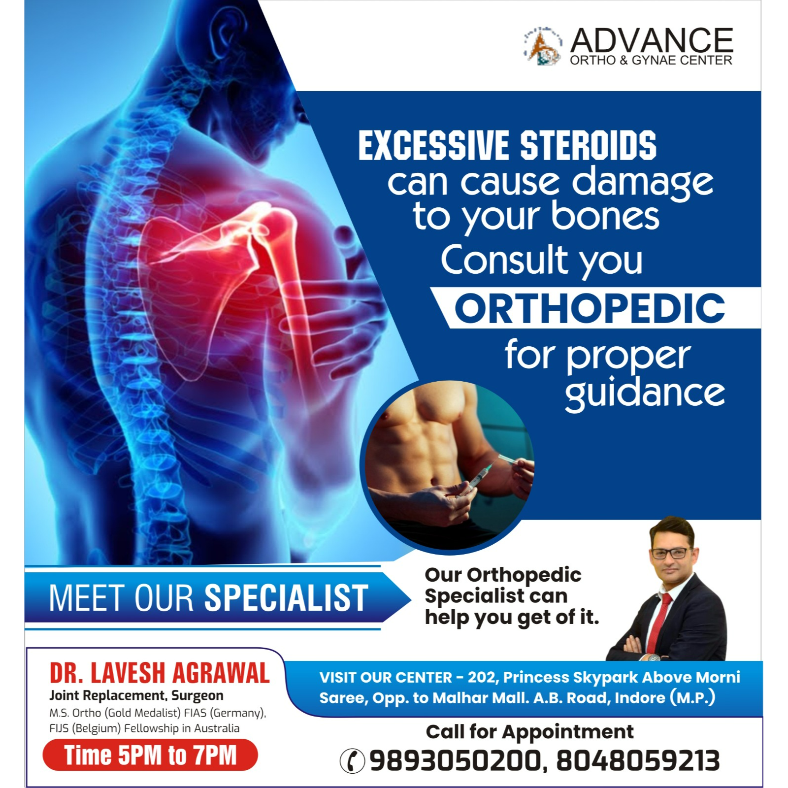 Best Orthopedic Specialist in Indore!
Prolonged or... main image