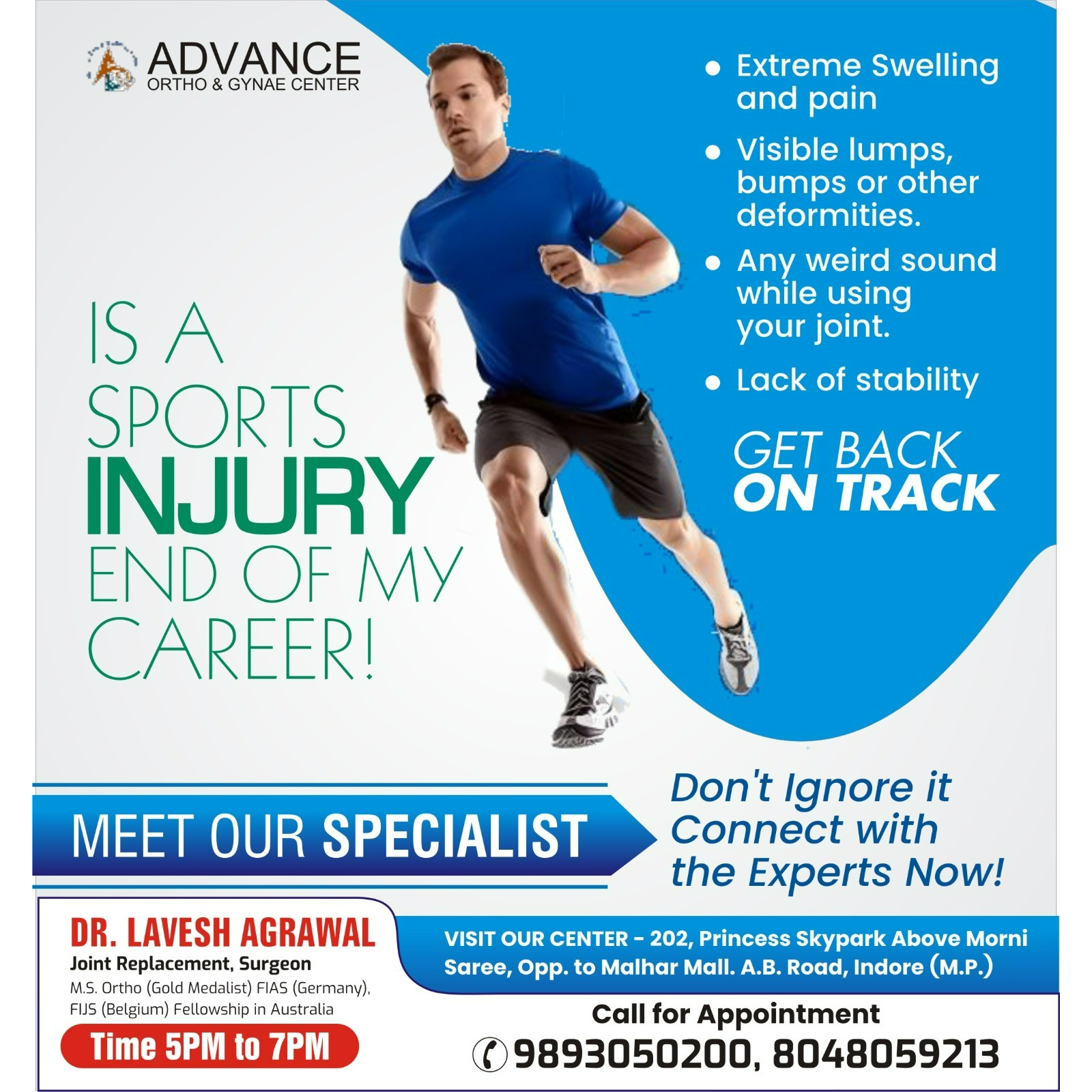 Best Sports Injury Specialist in Indore
If you're ... main image