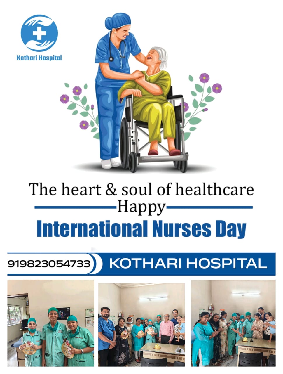 #Happy international nurse's day#kothari hospital ... main image