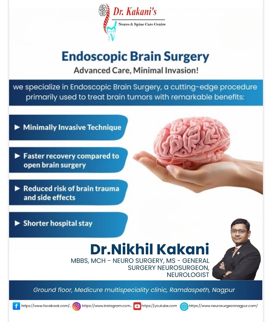 Endoscopic Brain Surgery in Nagpur for Safer an... main image