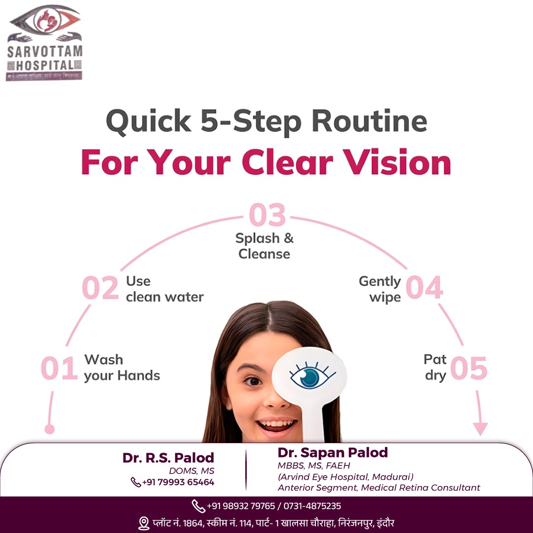 Here's a 5-step routine for clear vision and eye c... main image