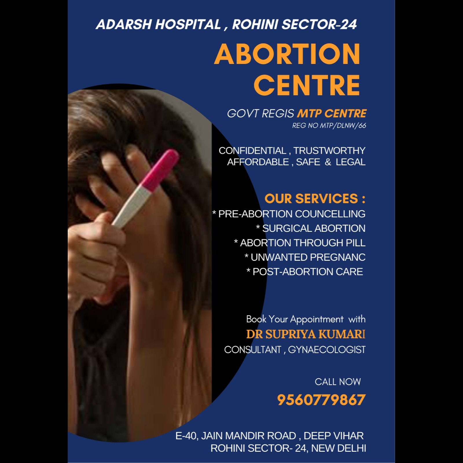 Best Abortion Centre in Rohini Sector 1Delhi | Abo... main image