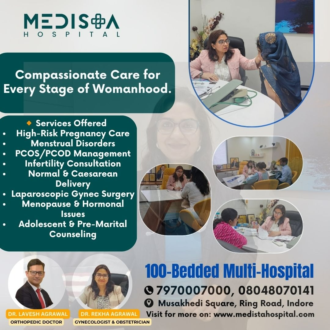 Best Gynecological Services in Indore!
Medista ... main image