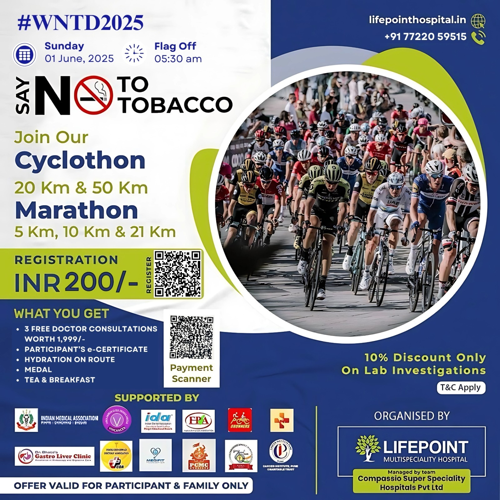 'Run, Ride, Revive: Say No to Tobacco!'
π Join... main image